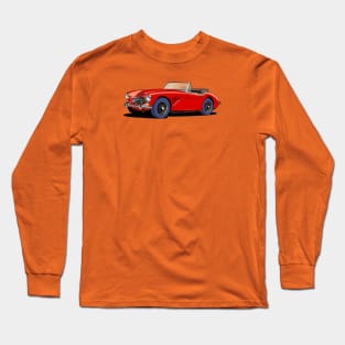 Austin-Healey 3000 in red Long Sleeve T-Shirt